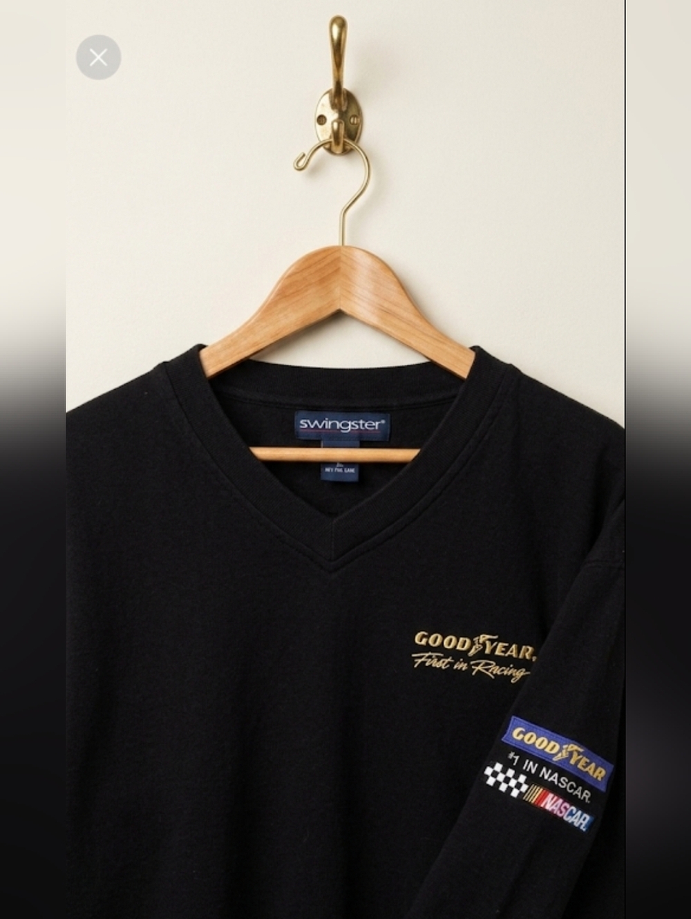 Swingster Goodyear Nascar Sweater XL